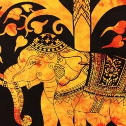 tenture murale elephant arbre de vie