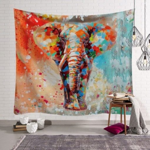 Tenture africaine éléphant