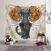 Tenture africaine elephant style batik