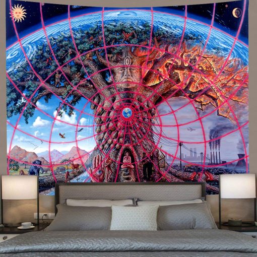 tenture murale arbre de vie