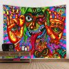 Tenture murale psychedelique acid