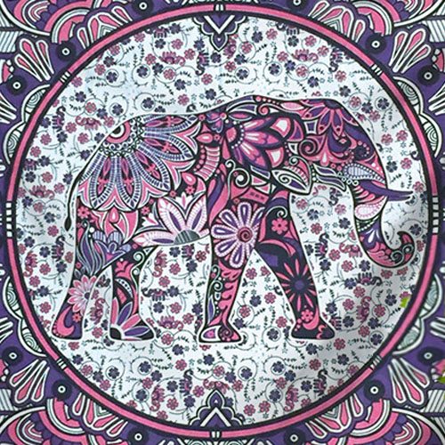 Tenture murale elephant mandala
