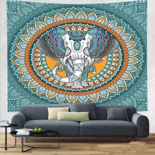 tenture indienne elephant mandala