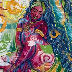 tenture murale africaine afro art