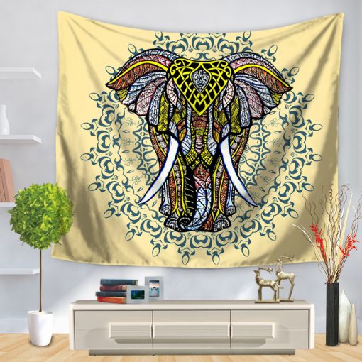 tenture murale elephant force et sagesse