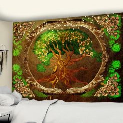 tenture murale vintage arbre de vie